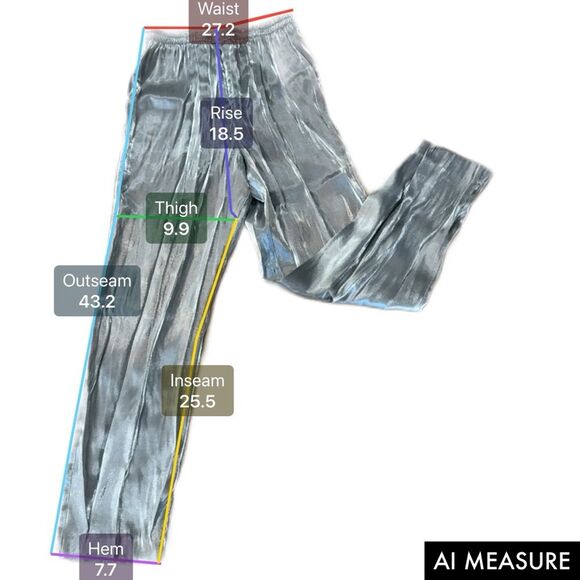 Silver Sequin 2-Piece Pant Jacket Top Set – Size 14 R&M Richards  By Karen Wong - Picture 11 of 11